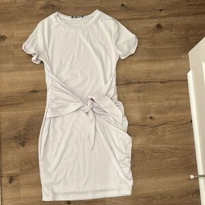White T-shirt dress